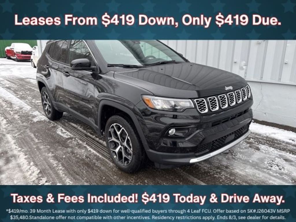 New 2026 Jeep Compass Limited Sport Utility