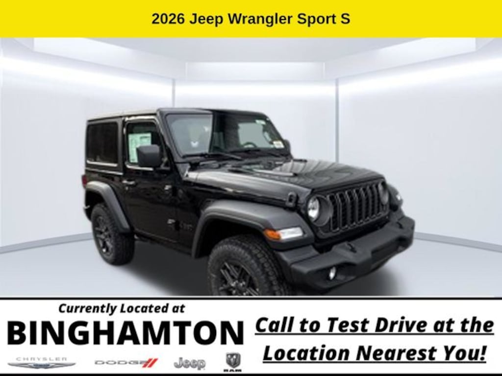 New 2026 Jeep Wrangler Sport S Sport Utility