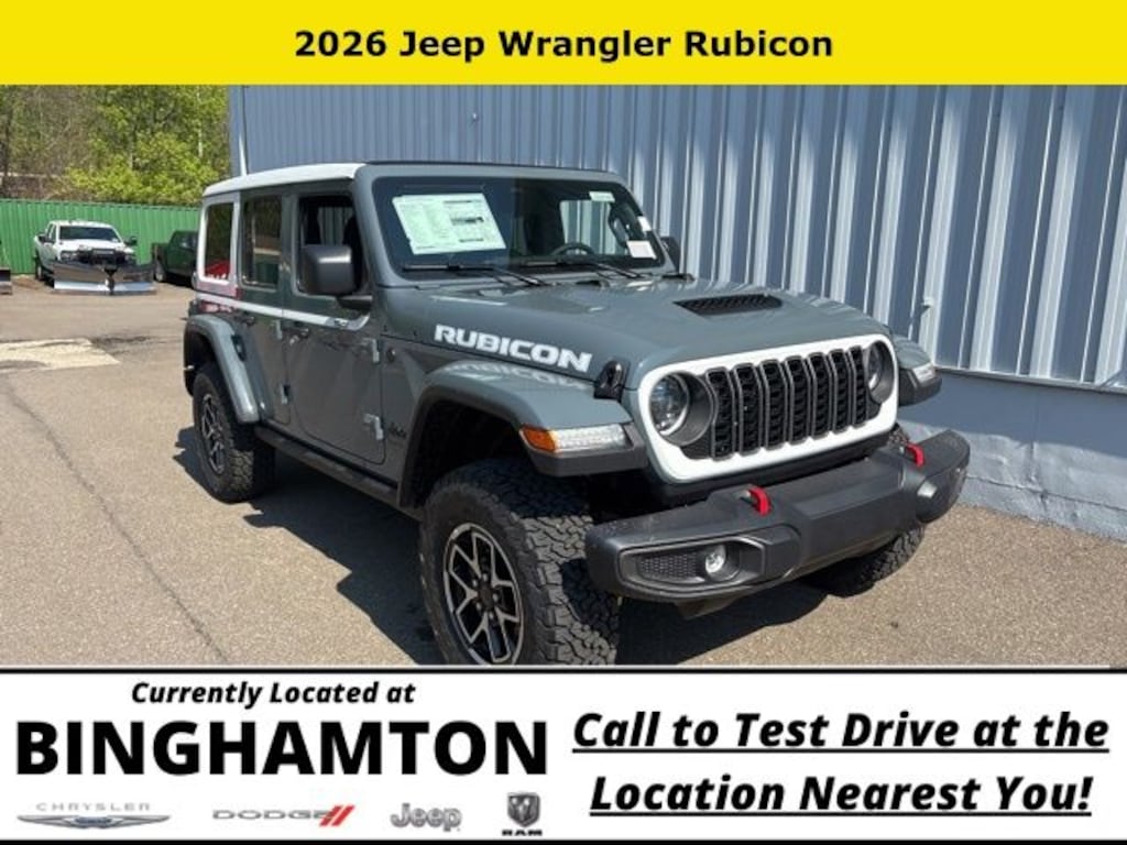 New 2026 Jeep Wrangler Rubicon Sport Utility