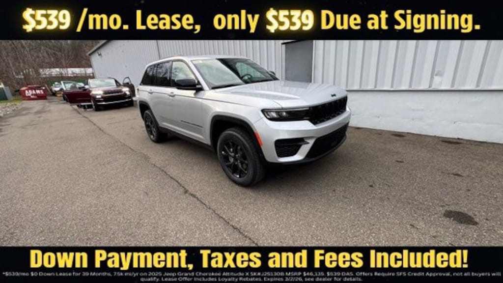 New 2025 Jeep Grand Cherokee Altitude X Sport Utility