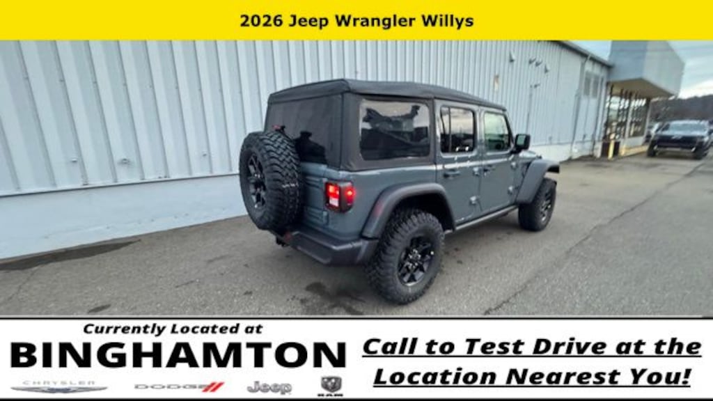 New 2026 Jeep Wrangler Willys Sport Utility