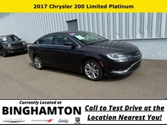 Used 2017 Chrysler 200 Limited Sedan for sale in Cobleskill, NY