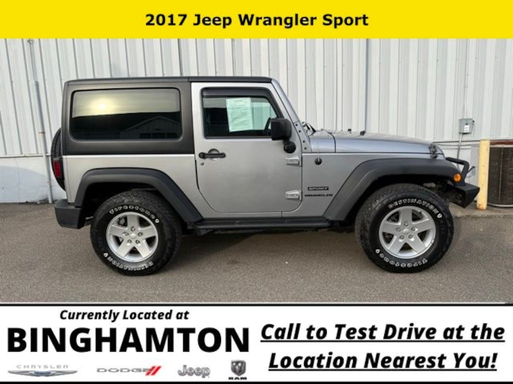 Used 2017 Jeep Wrangler JK Sport 4x4 SUV