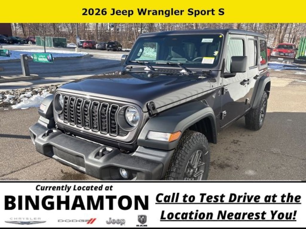 New 2026 Jeep Wrangler Sport S Sport Utility