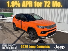 New 2026 Jeep Compass Limited Sport Utility for sale in Binghamton, NY
