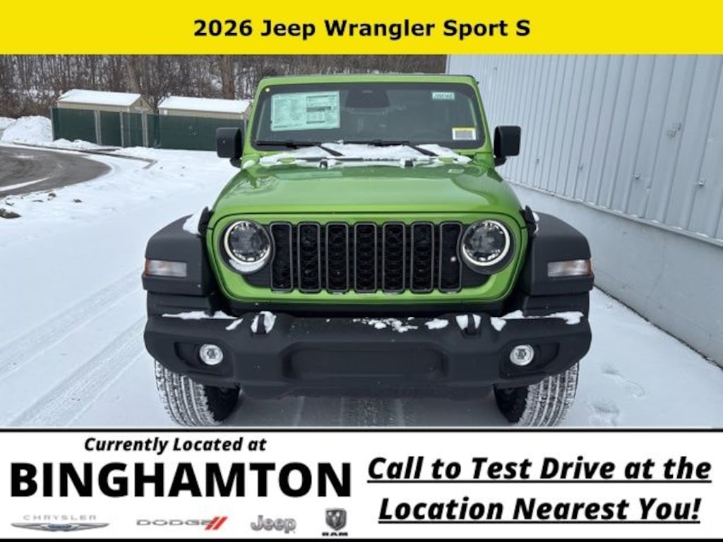 New 2026 Jeep Wrangler Sport S Sport Utility