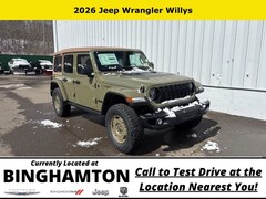 New 2026 Jeep Wrangler Willys Sport Utility for sale in Binghamton, NY