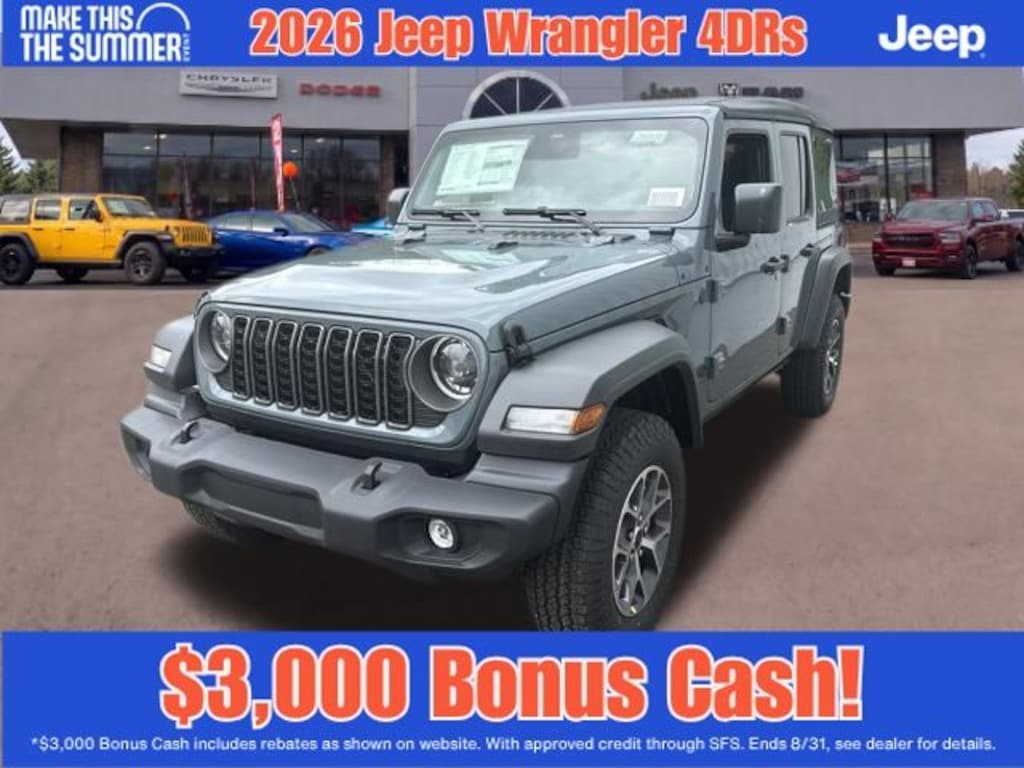 New 2026 Jeep Wrangler Sport S Sport Utility