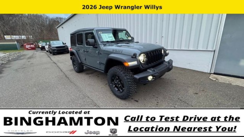 New 2026 Jeep Wrangler Willys Sport Utility