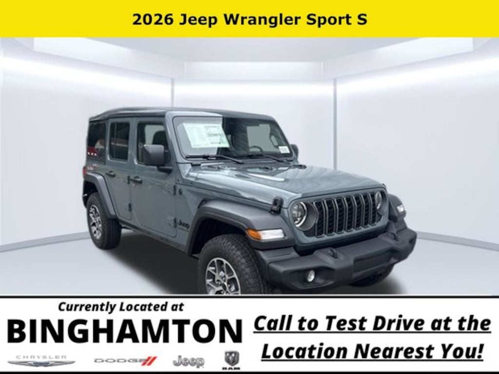 New 2026 Jeep Wrangler Sport S Sport Utility