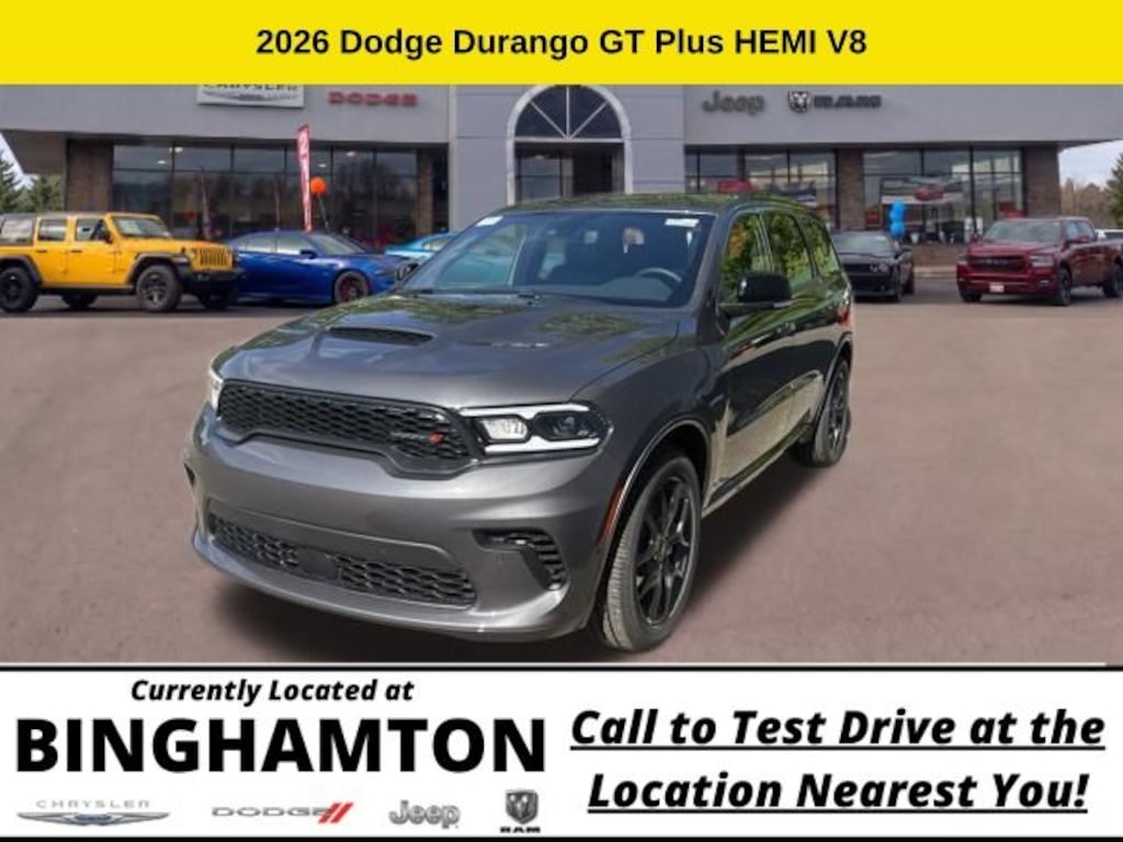 New 2026 Dodge Durango GT Plus Hemi V8 Sport Utility