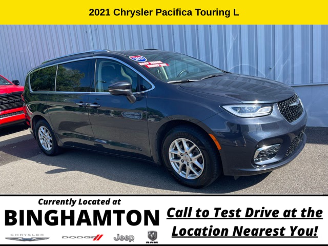 Used 2021 Chrysler Pacifica Touring L with VIN 2C4RC1BG1MR575962 for sale in Binghamton, NY