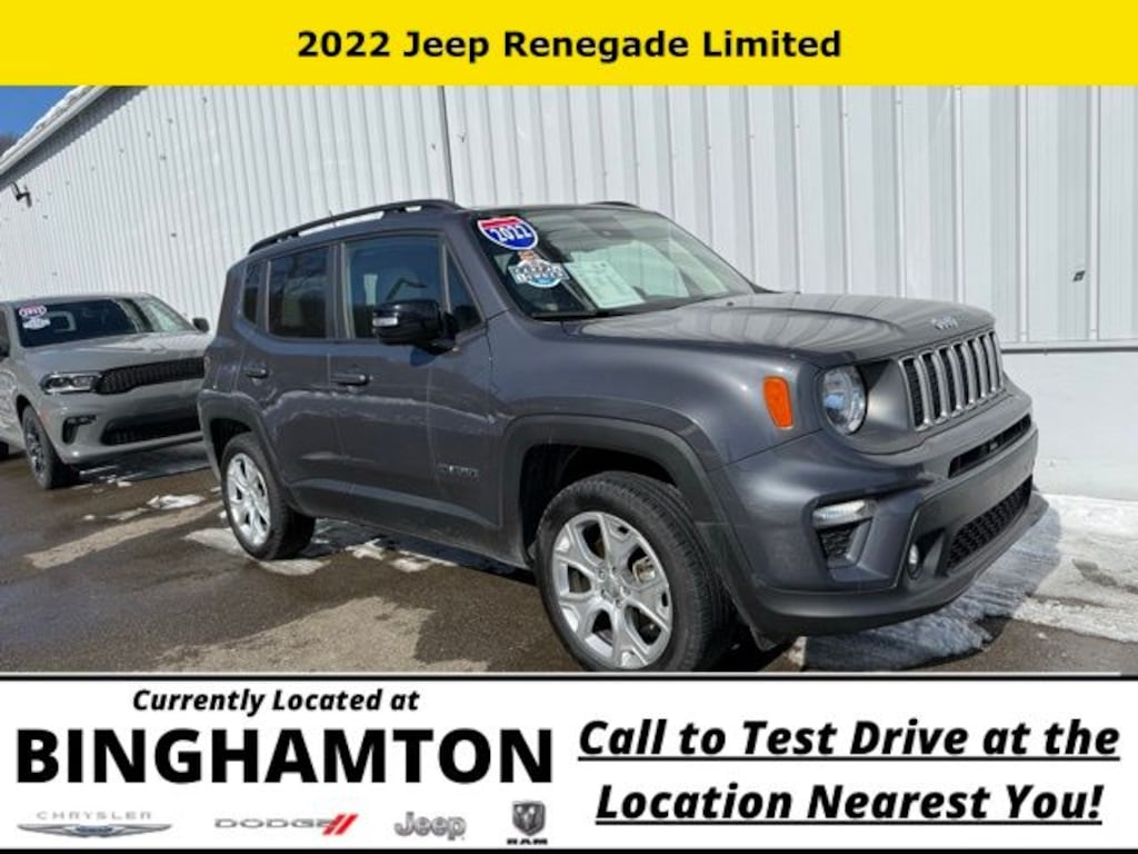 Used 2022 Jeep Renegade Limited SUV