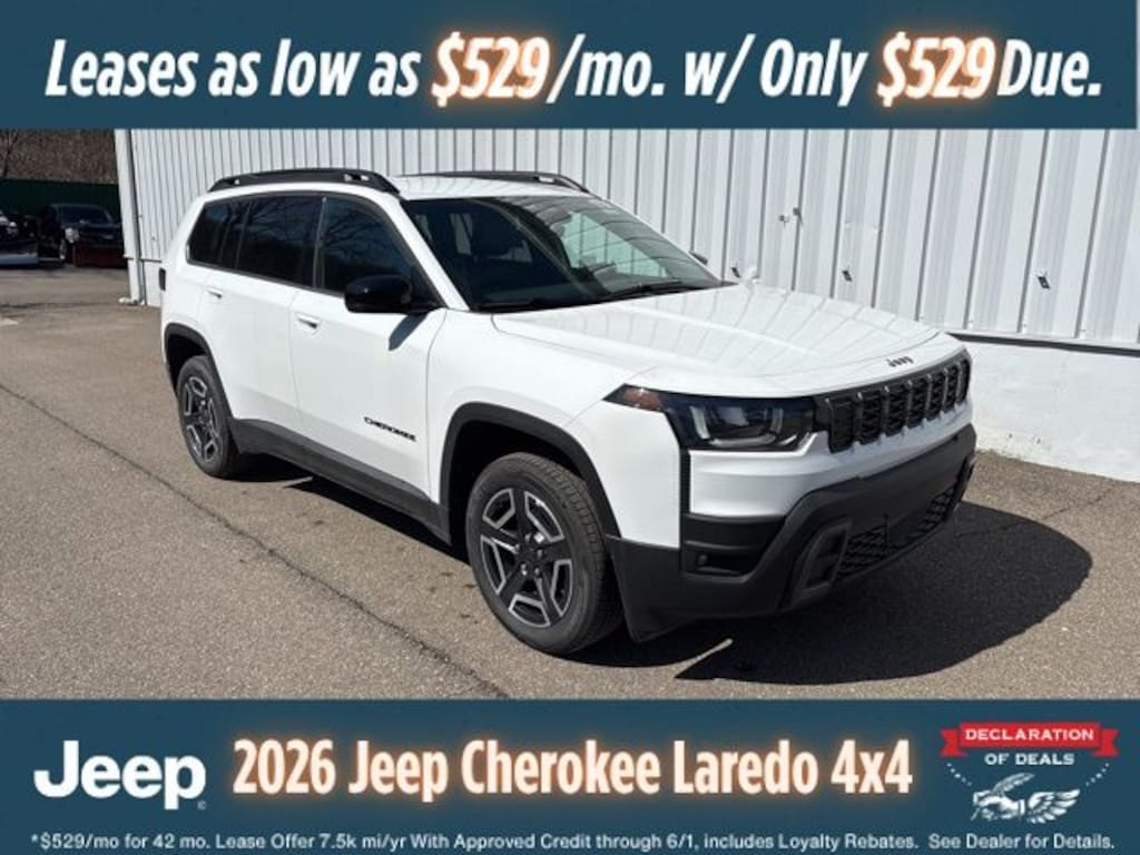 New 2026 Jeep Cherokee Limited Sport Utility