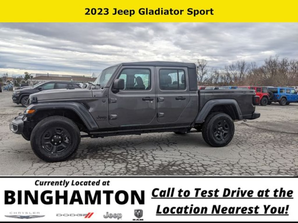 Used 2023 Jeep Gladiator Sport Truck Crew Cab