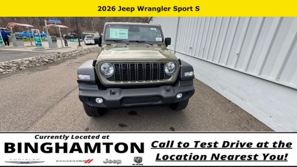 New 2026 Jeep Wrangler Sport S Sport Utility