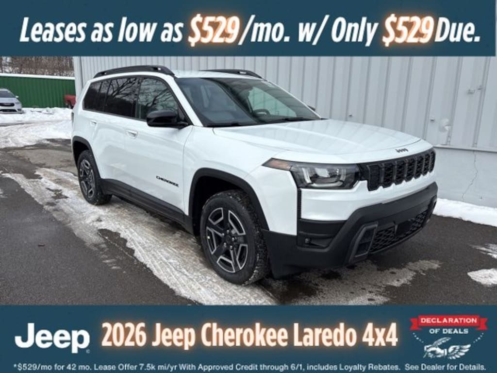 New 2026 Jeep Cherokee Limited Sport Utility