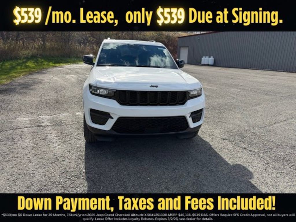 New 2025 Jeep Grand Cherokee Altitude X Sport Utility