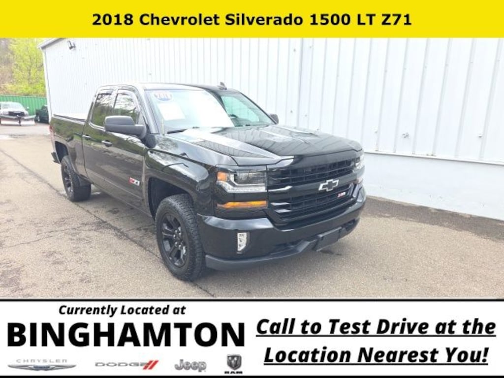 Used 2018 Chevrolet Silverado 1500 LT Truck Double Cab