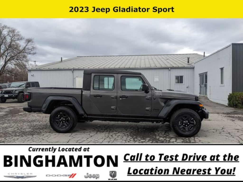 Used 2023 Jeep Gladiator Sport Truck Crew Cab