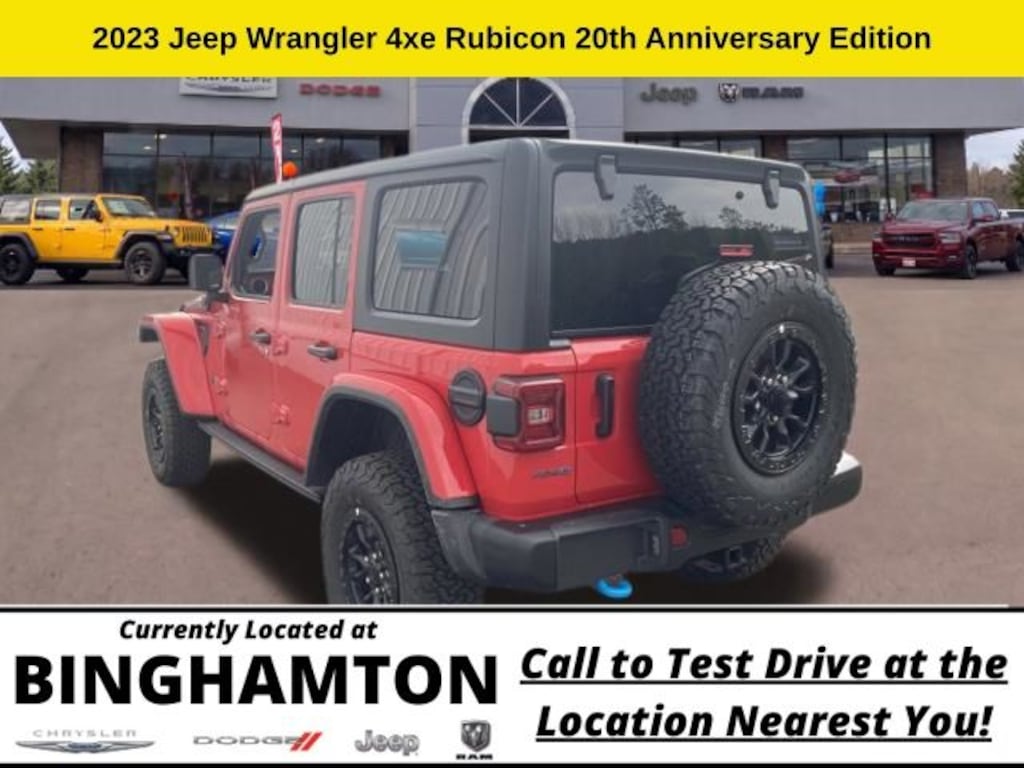 New 2023 Jeep Wrangler Rubicon 20th Anniversary Edition 4xe Sport Utility