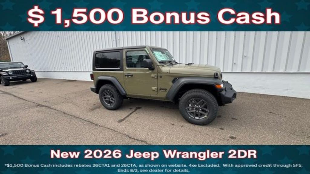 New 2026 Jeep Wrangler Sport S Sport Utility