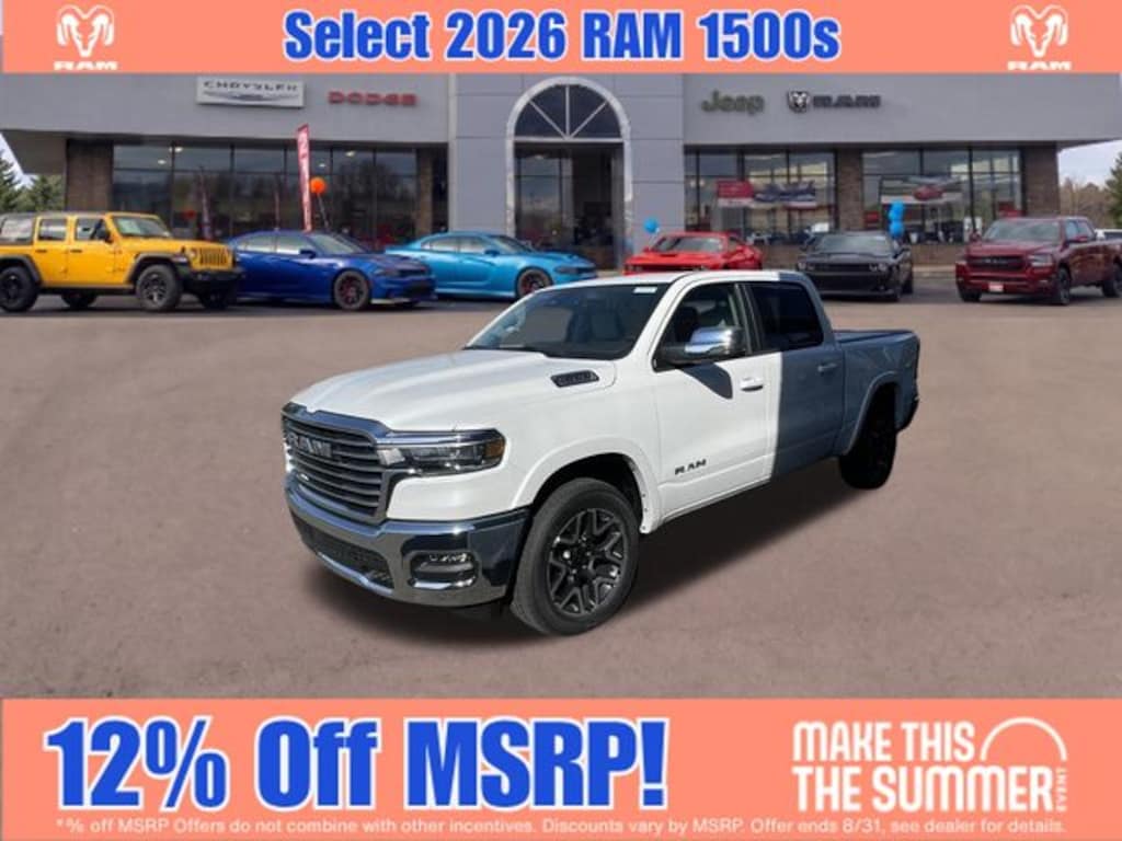 New 2026 Ram 1500 Laramie Pickup