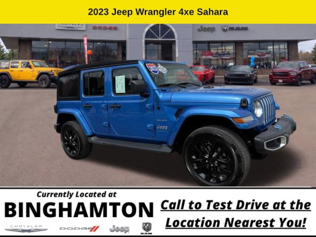 Used 2023 Jeep Wrangler 4xe Sahara SUV