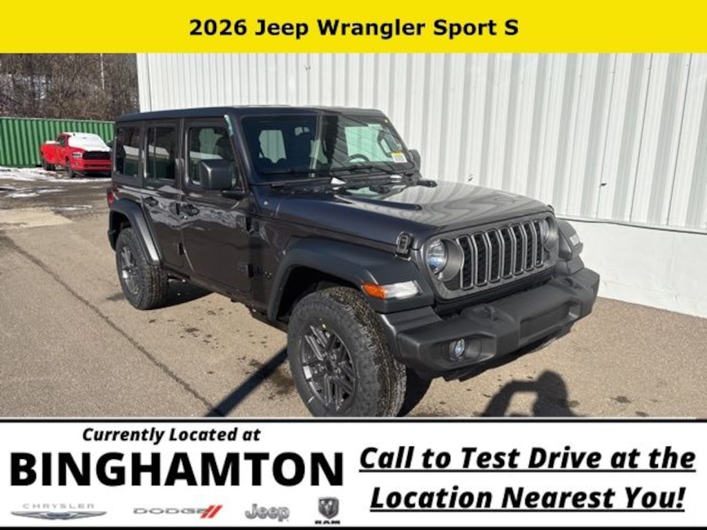 New 2026 Jeep Wrangler Sport S Sport Utility
