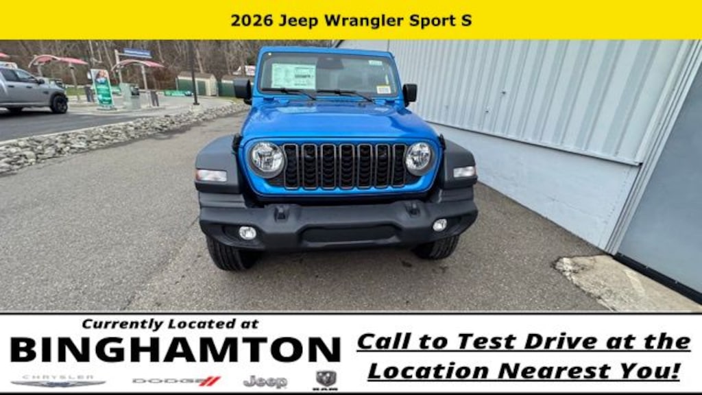 New 2026 Jeep Wrangler Sport S Sport Utility
