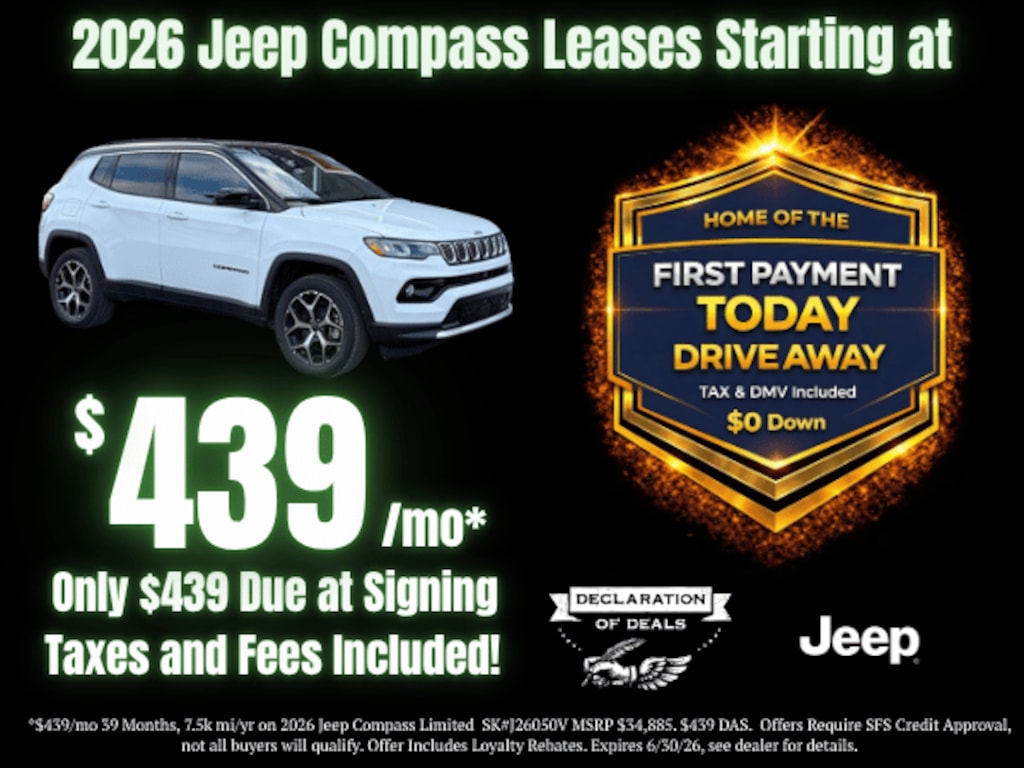 New 2026 Jeep Compass Limited Sport Utility