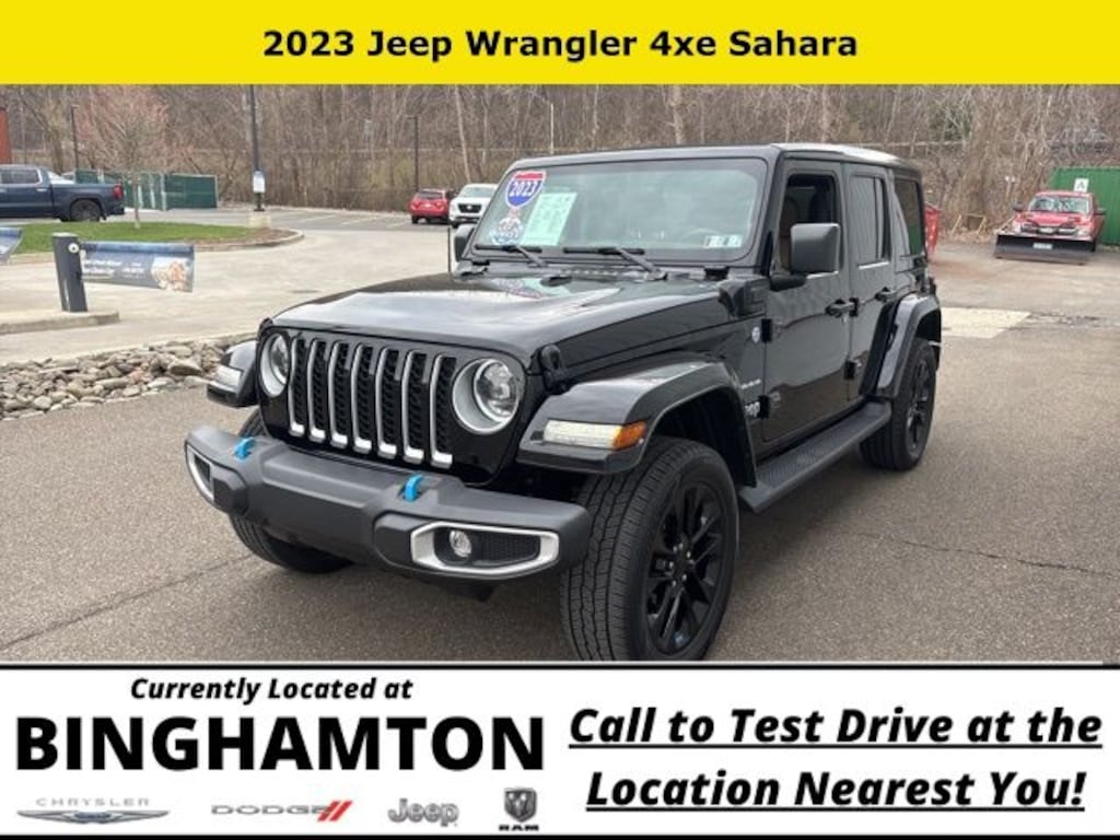Used 2023 Jeep Wrangler 4xe Sahara SUV