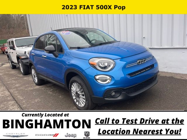 Used 2023 FIAT 500X Pop with VIN ZFBNF3B10PP991412 for sale in Binghamton, NY