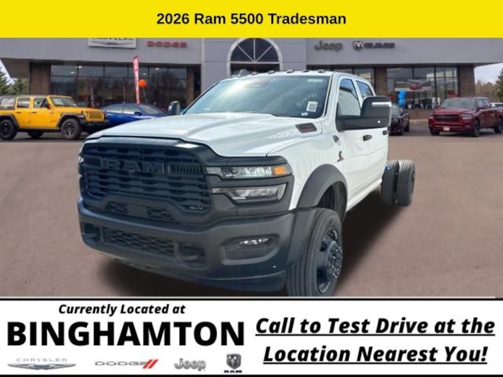 New 2026 Ram 5500HD Tradesman Pickup