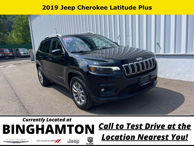 Used 2019 Jeep Cherokee Latitude Plus with VIN 1C4PJMLB3KD363145 for sale in Binghamton, NY