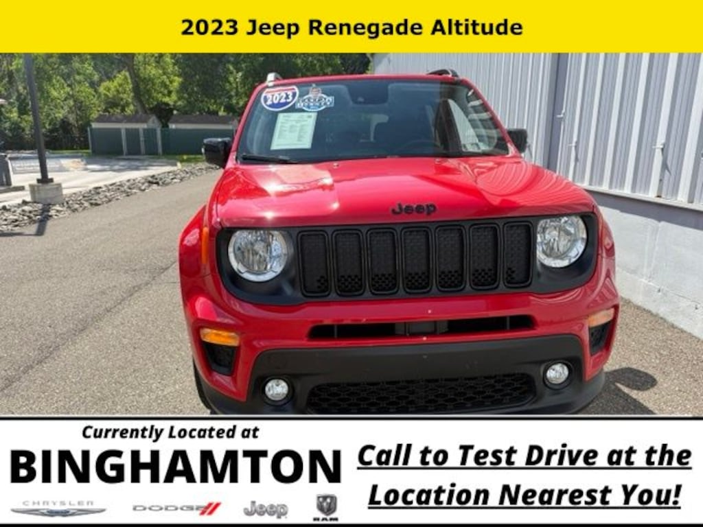 Used 2023 Jeep Renegade Latitude SUV