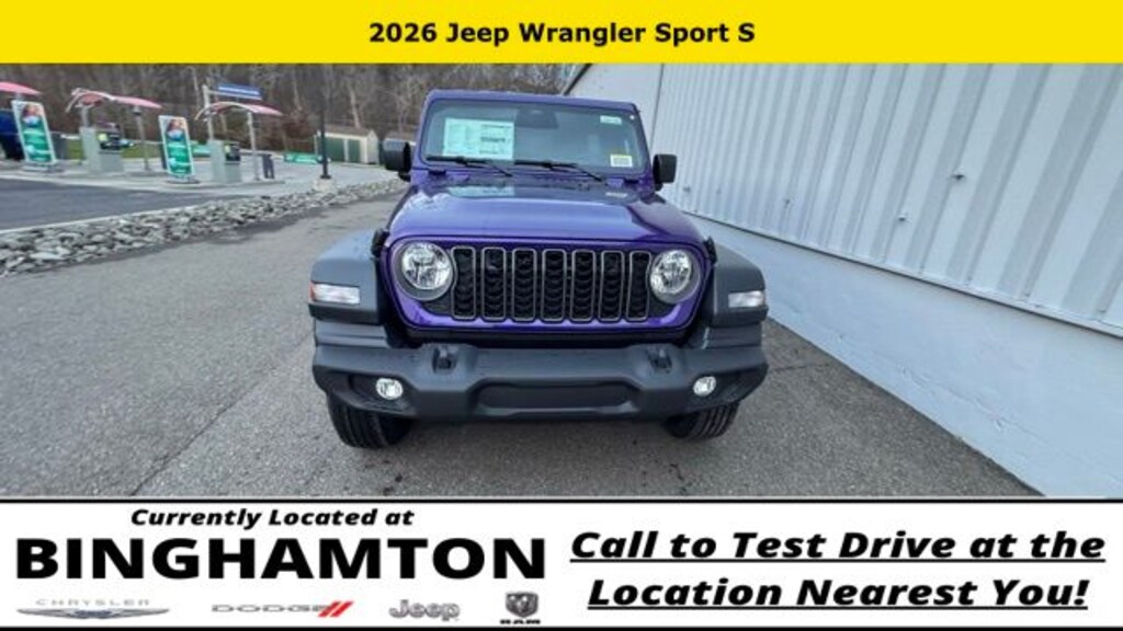 New 2026 Jeep Wrangler Sport S Sport Utility