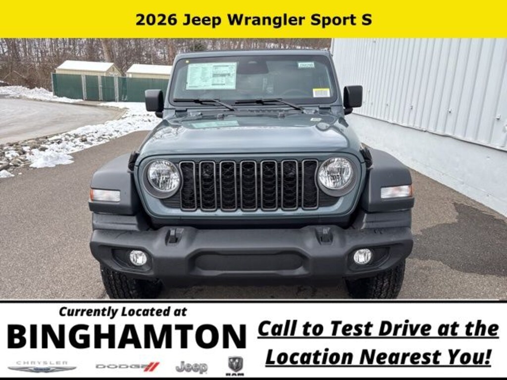 New 2026 Jeep Wrangler Sport S Sport Utility