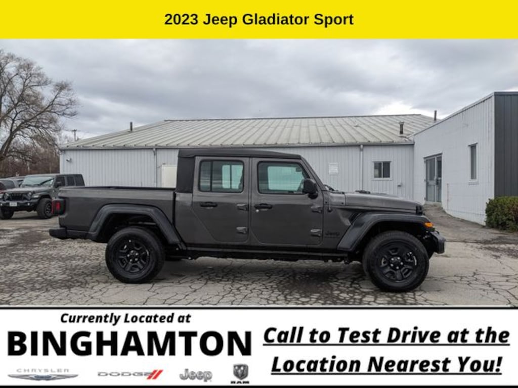 Used 2023 Jeep Gladiator Sport Truck Crew Cab