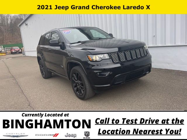 Used 2021 Jeep Grand Cherokee Laredo X with VIN 1C4RJFAG6MC855387 for sale in Binghamton, NY
