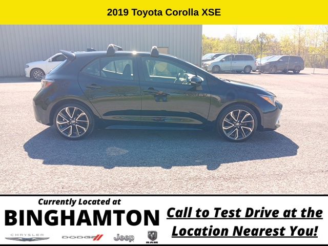 Used 2019 Toyota Corolla Hatchback XSE with VIN JTNK4RBE0K3002130 for sale in Binghamton, NY