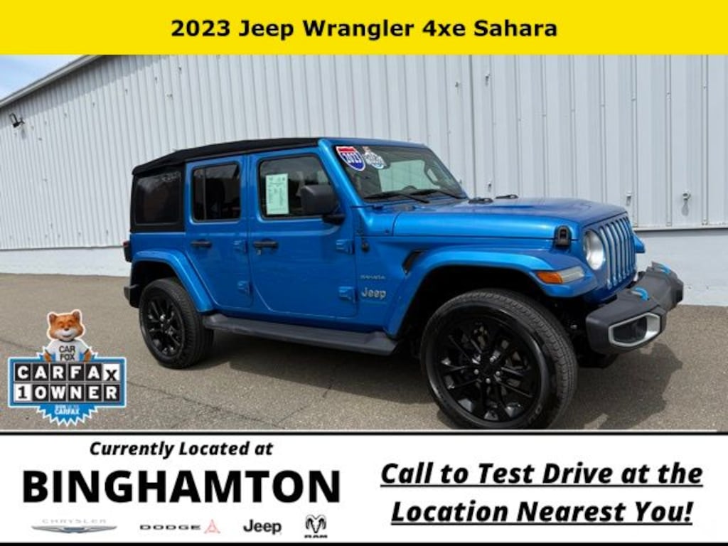 Used 2023 Jeep Wrangler 4xe Sahara SUV