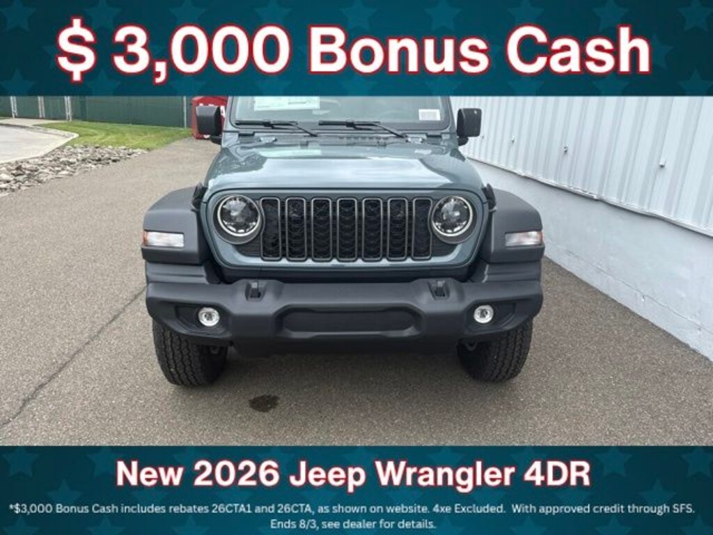 New 2026 Jeep Wrangler Sport S Sport Utility
