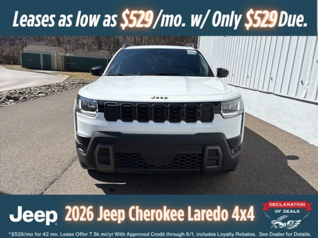 New 2026 Jeep Cherokee Limited Sport Utility