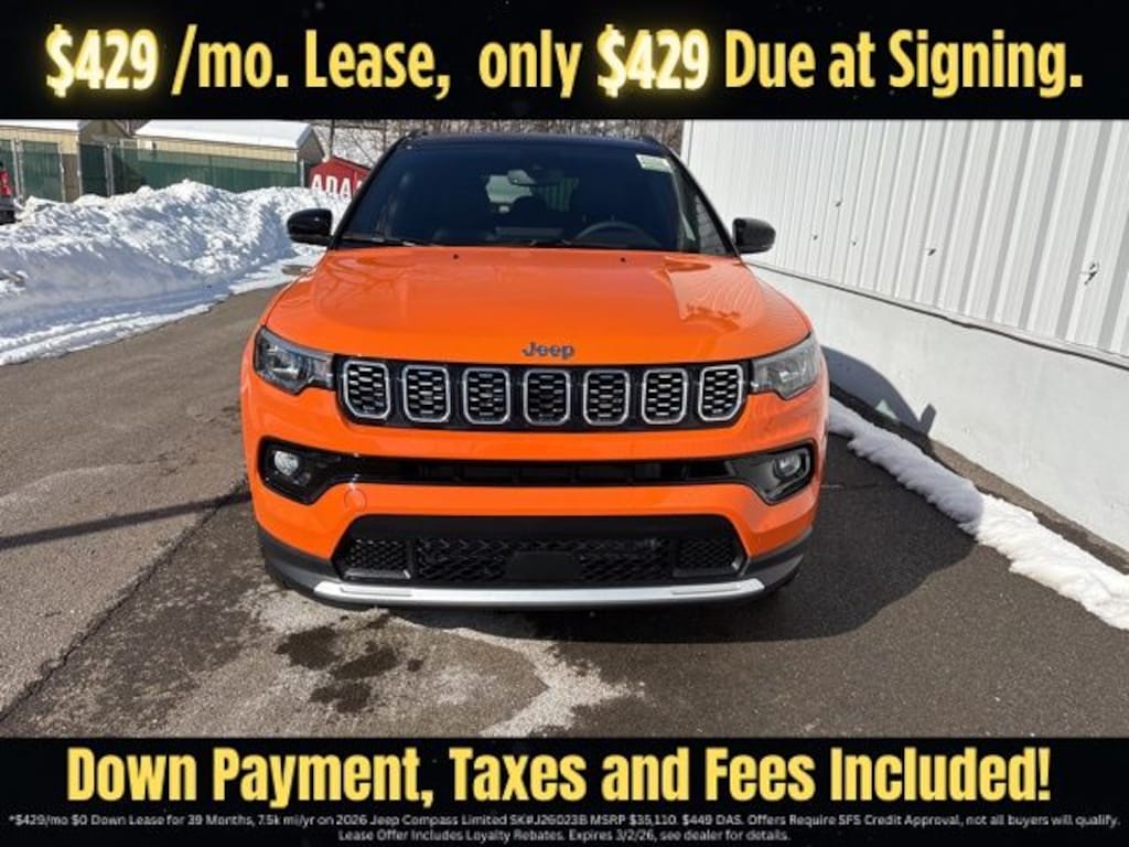 New 2026 Jeep Compass Limited Sport Utility