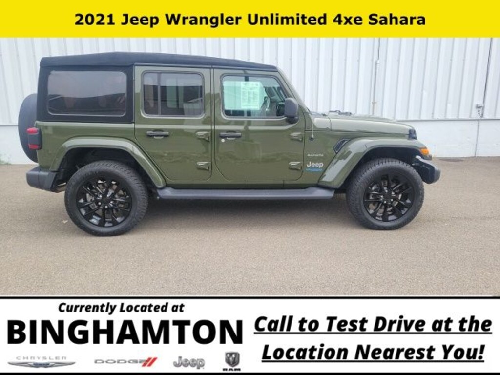 Used 2021 Jeep Wrangler 4xe Sahara SUV