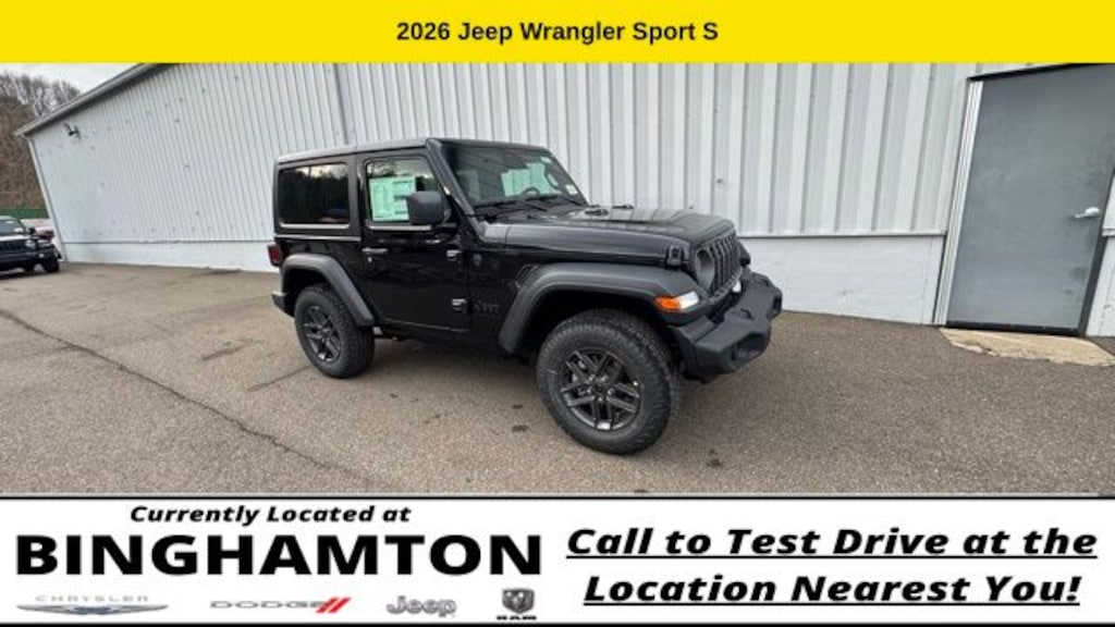 New 2026 Jeep Wrangler Sport S Sport Utility