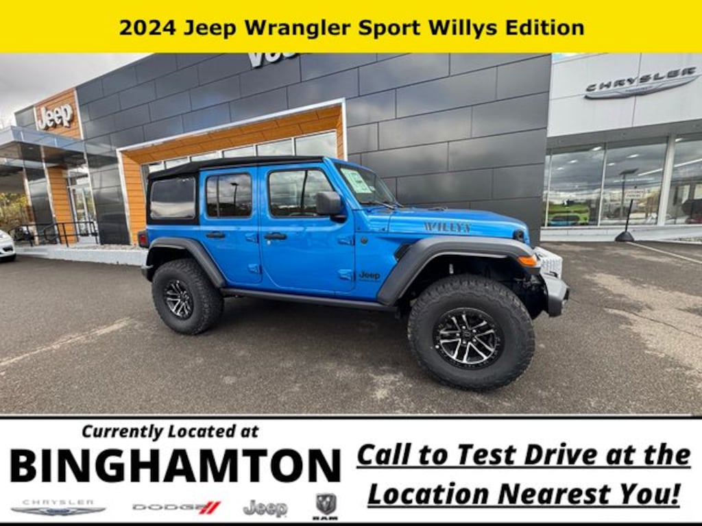 New 2024 Jeep Wrangler Willys Sport Utility