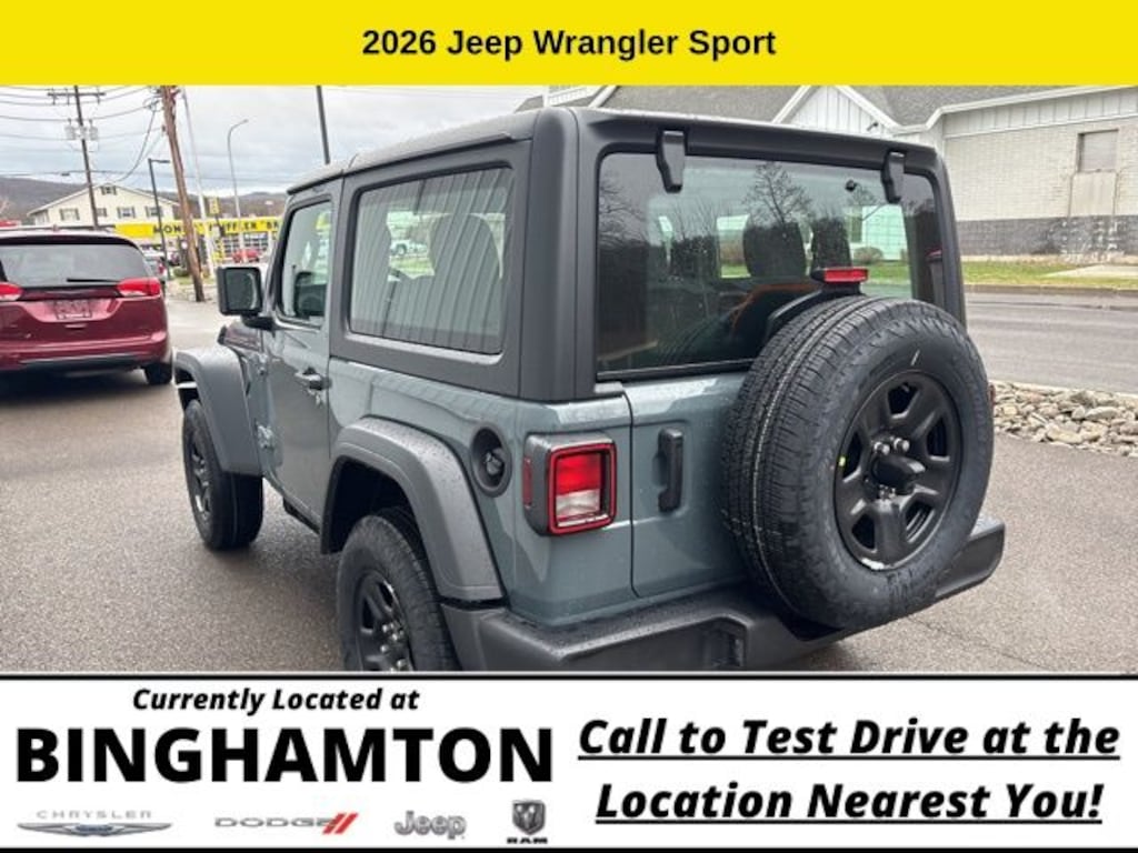 New 2026 Jeep Wrangler Sport Sport Utility