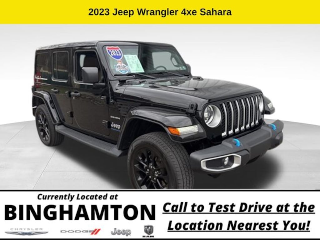 Used 2023 Jeep Wrangler 4xe Sahara SUV